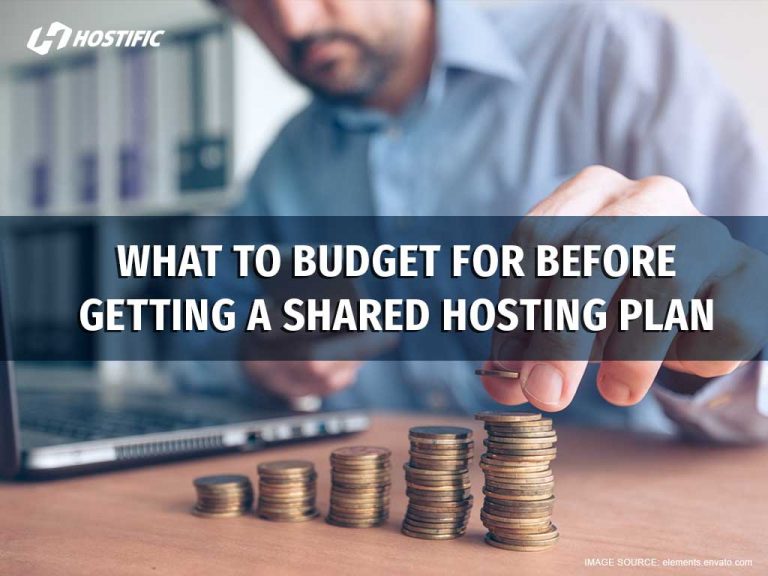 budget for getting a shared hosting plan