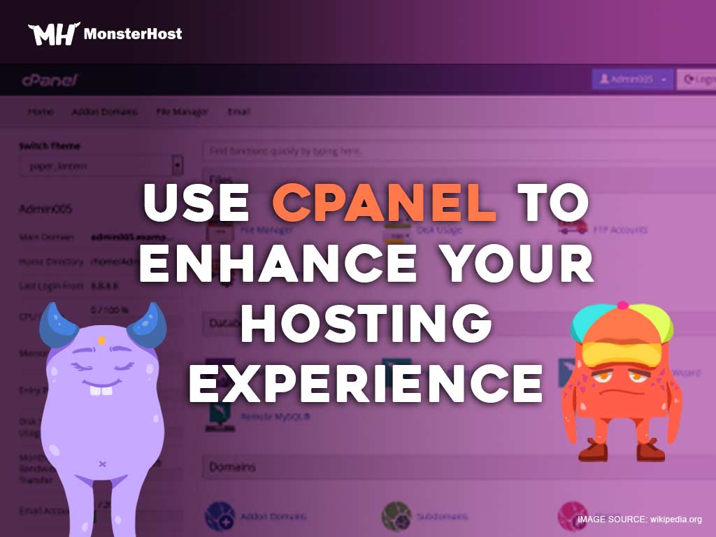 use cPanel Control Panel