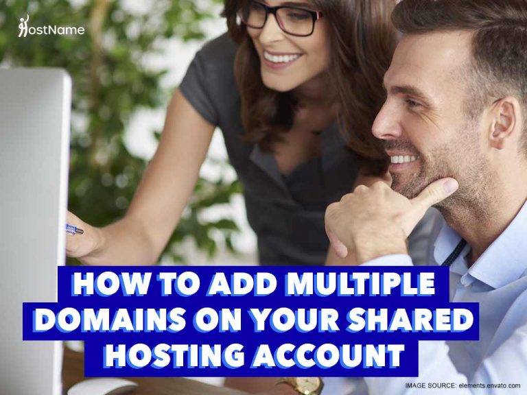 add multiple domains on shared hosting account