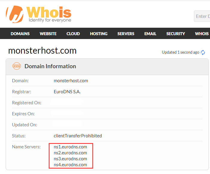 whois identity search