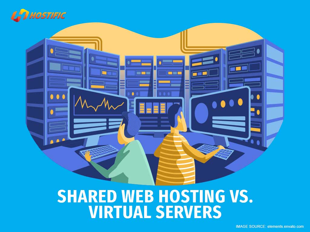 shared web hosting vs. virtual servers