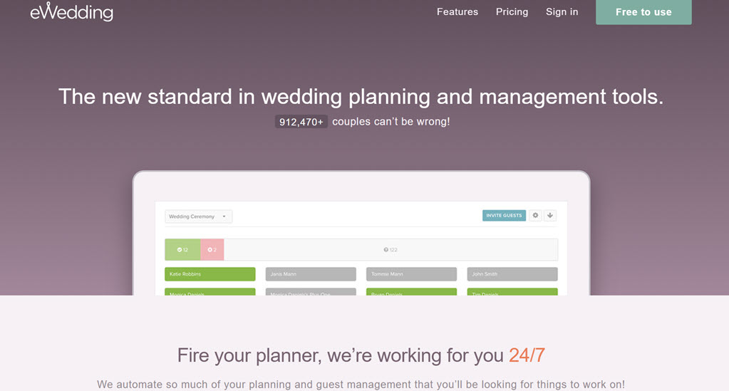 ewedding homepage