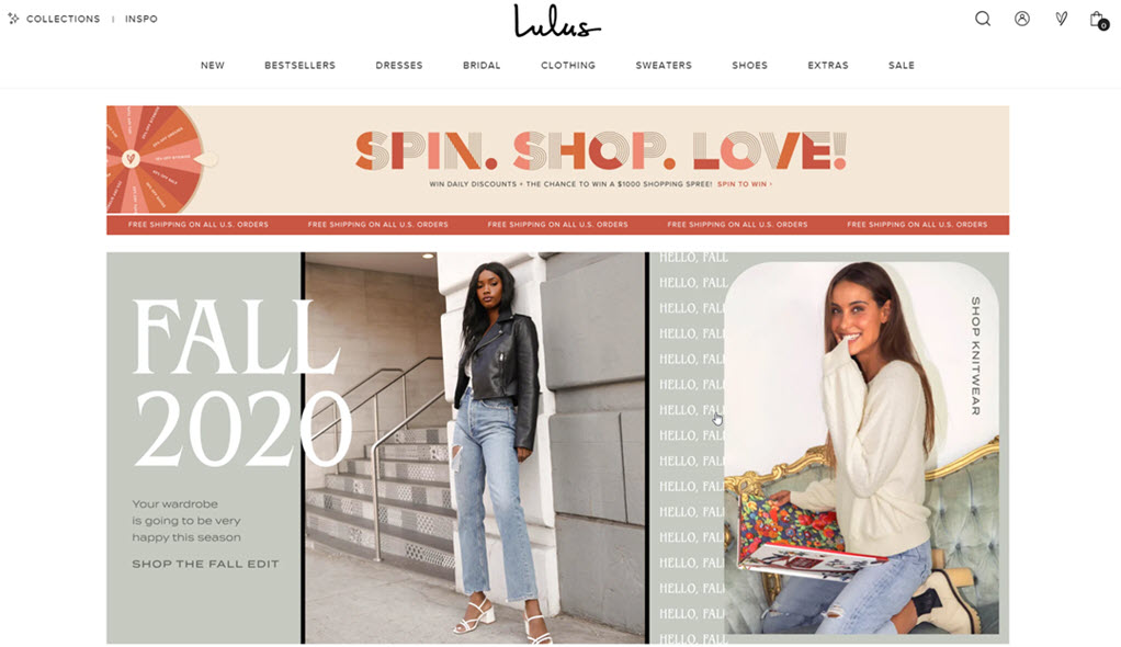 lulus homepage