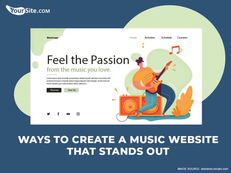 create music website